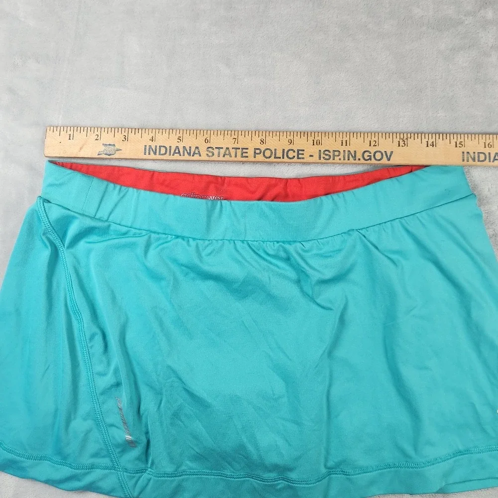 Adidas Adipower Women's Straight Mini Skort Polyester Teal Size‎ M Golf